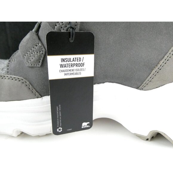 Sorel Women's Kinetic Breakthru Caribou Waterproof Insulated Boots 9.5 Quarry/Se - Picture 14 of 16